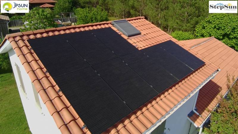 Projet photovoltaïque réalisé en 2024 par cher dans la région de Bordeaux